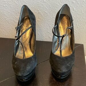 Black Suede Stilettos Size 8.5